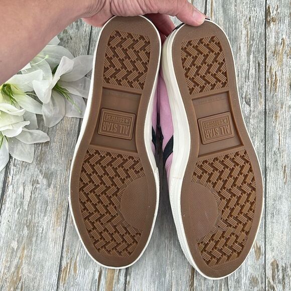 Converse Star Player 76 Black & Pink Suede Sneakers Shoes Size 13 - Picture 7 of 13